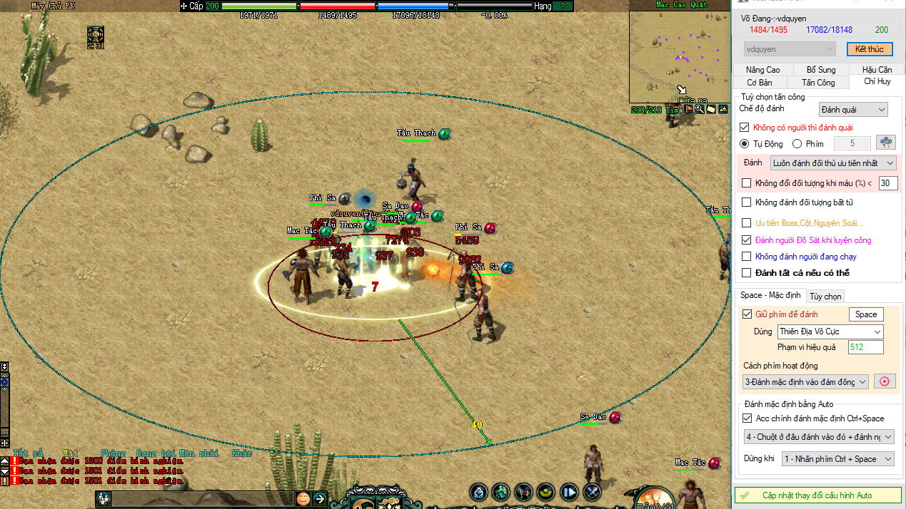 KidAutoPk 6.4 cho VLTK Private – Đánh mặc định vào chỗ đông người, chuyển thuốc siêu nhanh